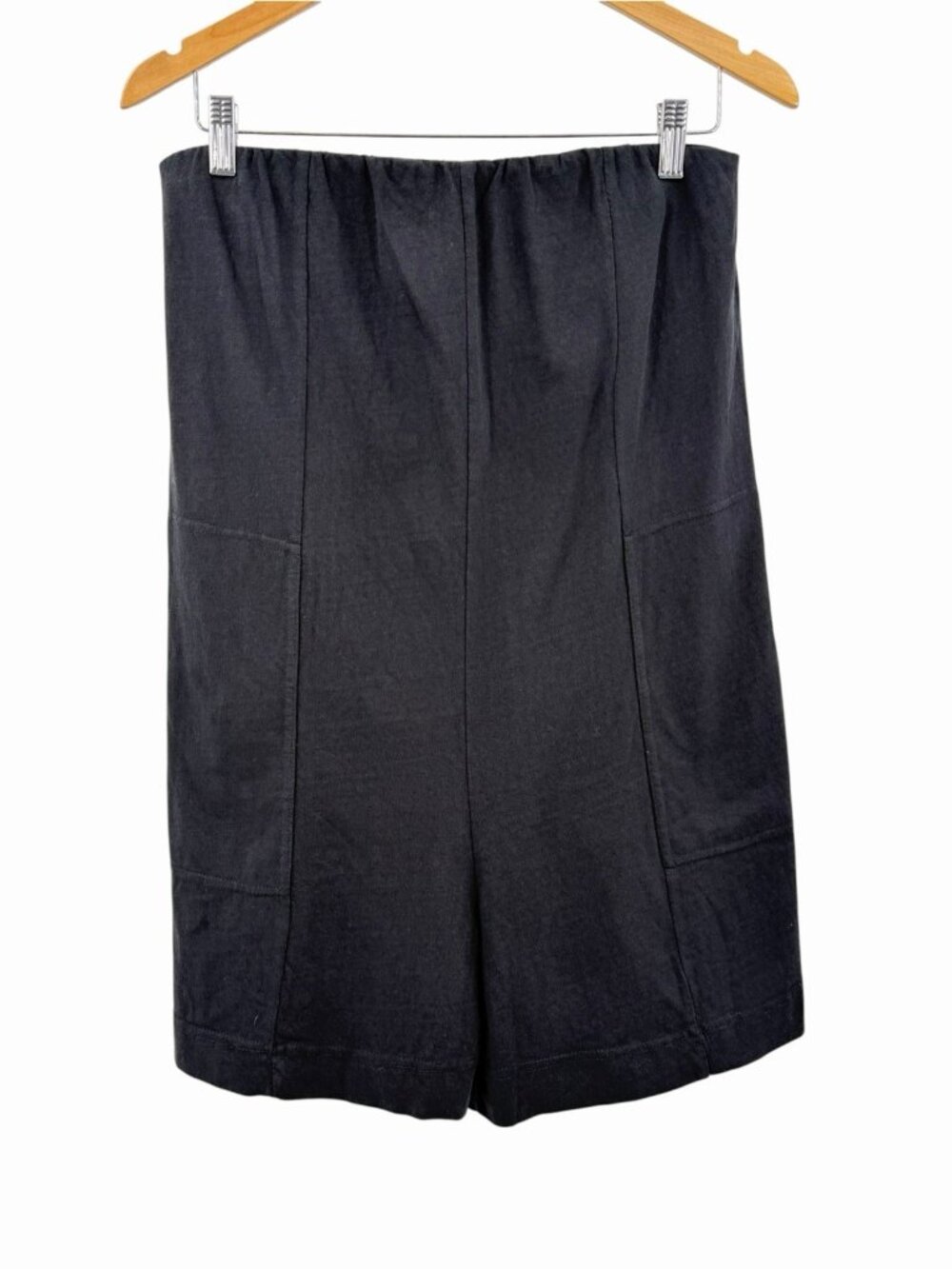 FREE-EST FREE PEOPLE Women's Black Cotton Strapless Romper NWT Small
